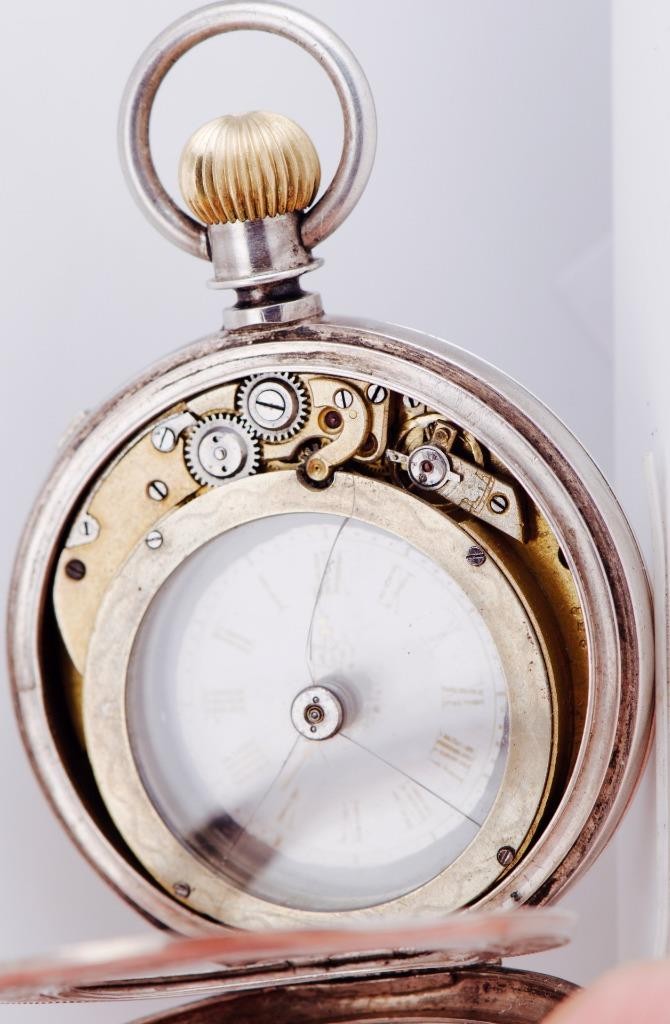 MUSEUM QUALITY: Extremely Rare Antique "Mystérieuse" Silver Mystery Pocket Watch