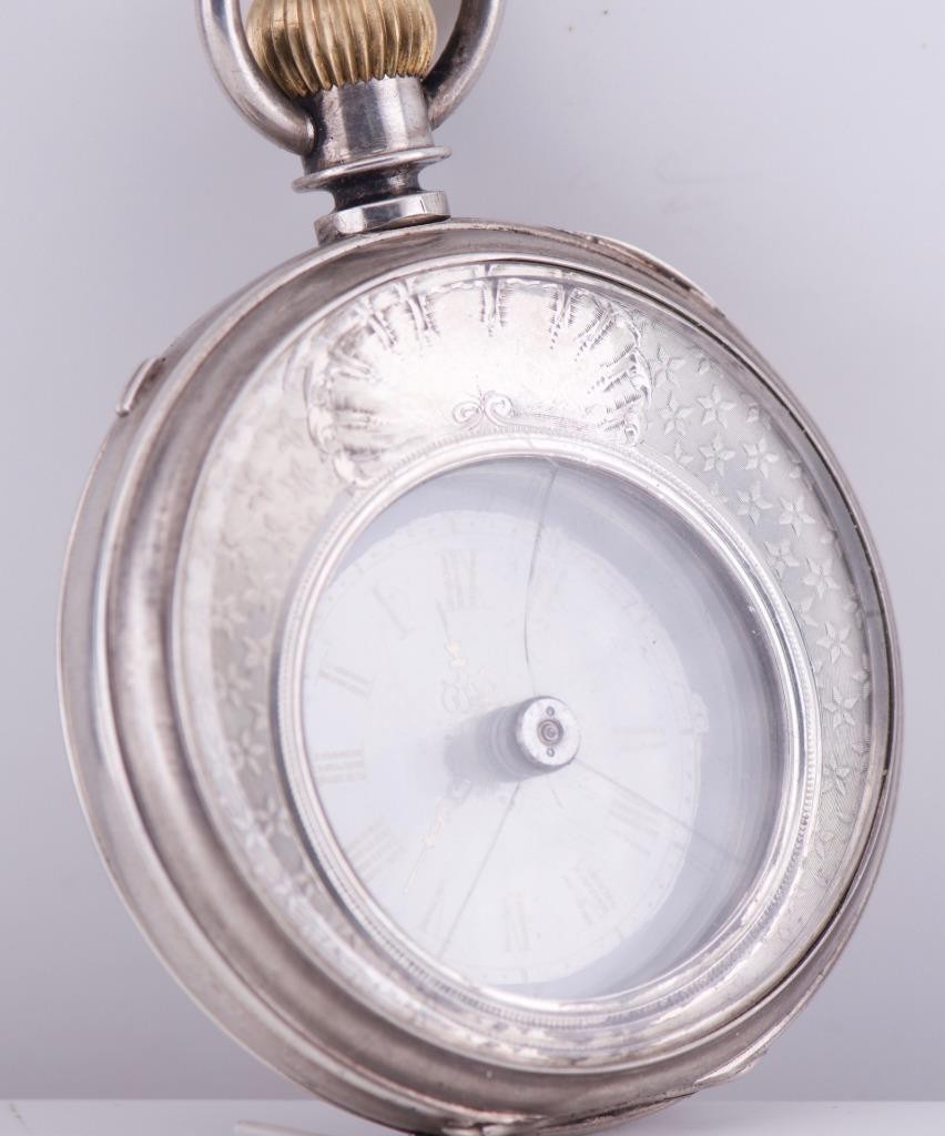 MUSEUM QUALITY: Extremely Rare Antique "Mystérieuse" Silver Mystery Pocket Watch