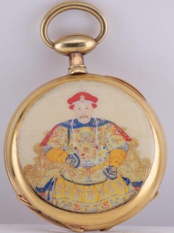 Antique c.1810 Breguet 18k Vermeil Enamel Repeater Pocket Watch / Chinese Market