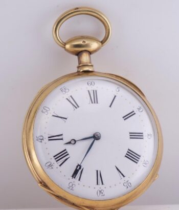 Antique c.1810 Breguet 18k Vermeil Enamel Repeater Pocket Watch / Chinese Market