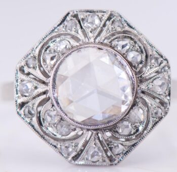MUSEUM-GRADE Antique c.1930s Tiffany & Co. Art Deco Platinum Ring – 2.00ct IF/G