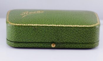 Faberge Antique Gilt Silver Enamel Cufflinks