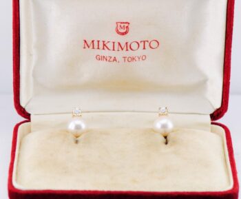 Authentic Antique Tiffany & Co Art Deco 18K White Gold Rose Cut Diamond Earrings