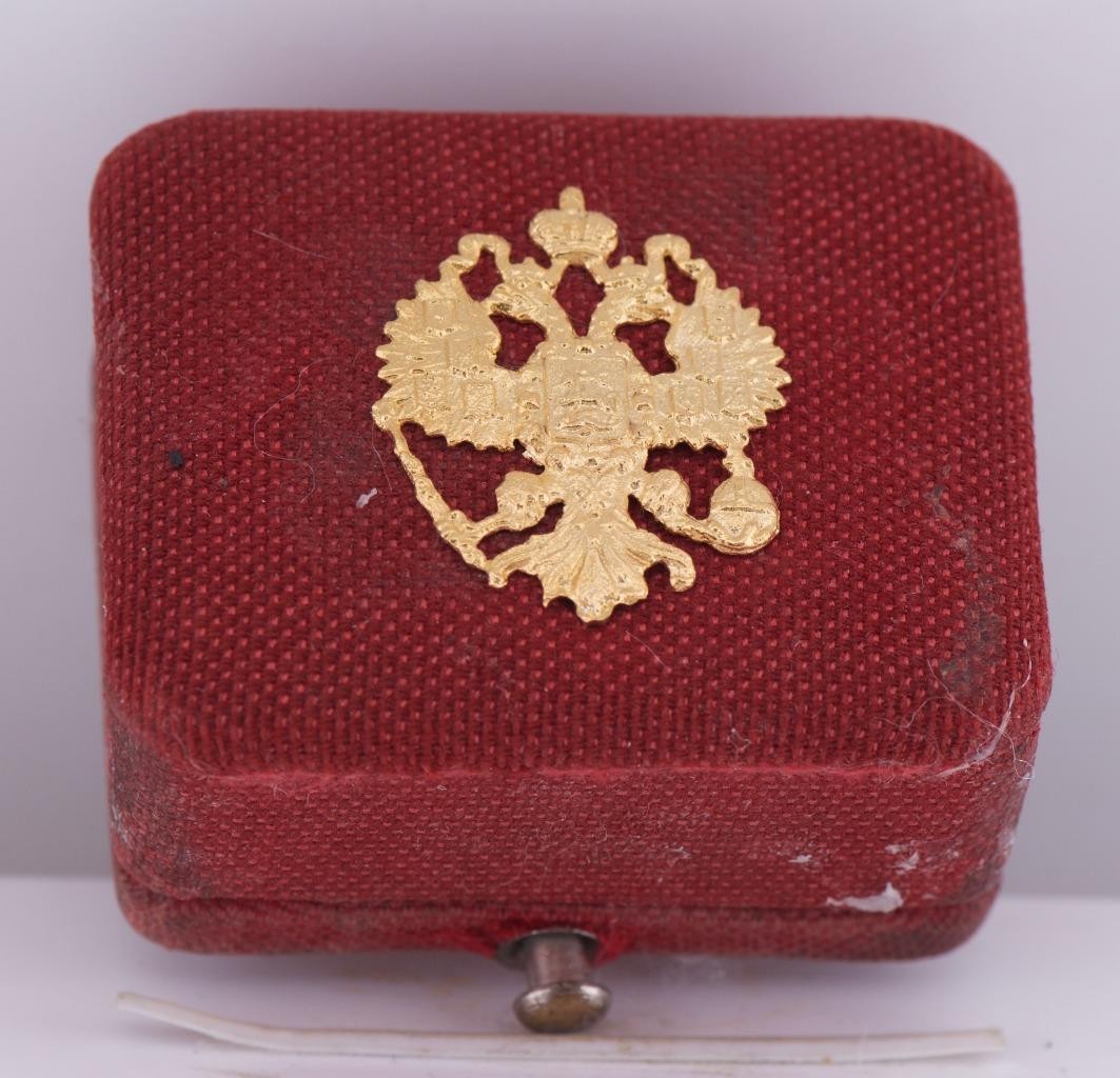 Exquisite Antique Late 19th C. Faberge 18k Gold Enamel Pearl & Diamond Earrings