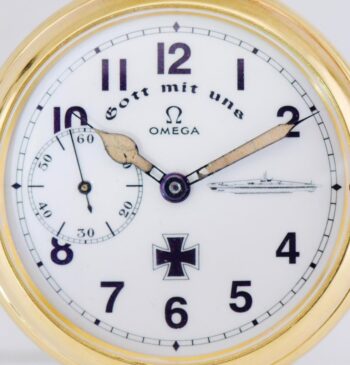 MUSEUM RARE Antique 1939 OMEGA German U-Boat Submarine Officer Award Watch 51mm