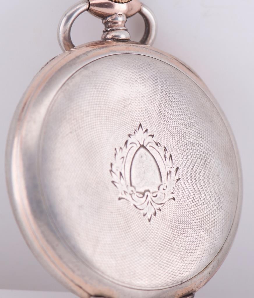 ANTIQUE 1930s LONGINES Silver "9 Grands Prix" Pocket Watch – German Tank Brigade