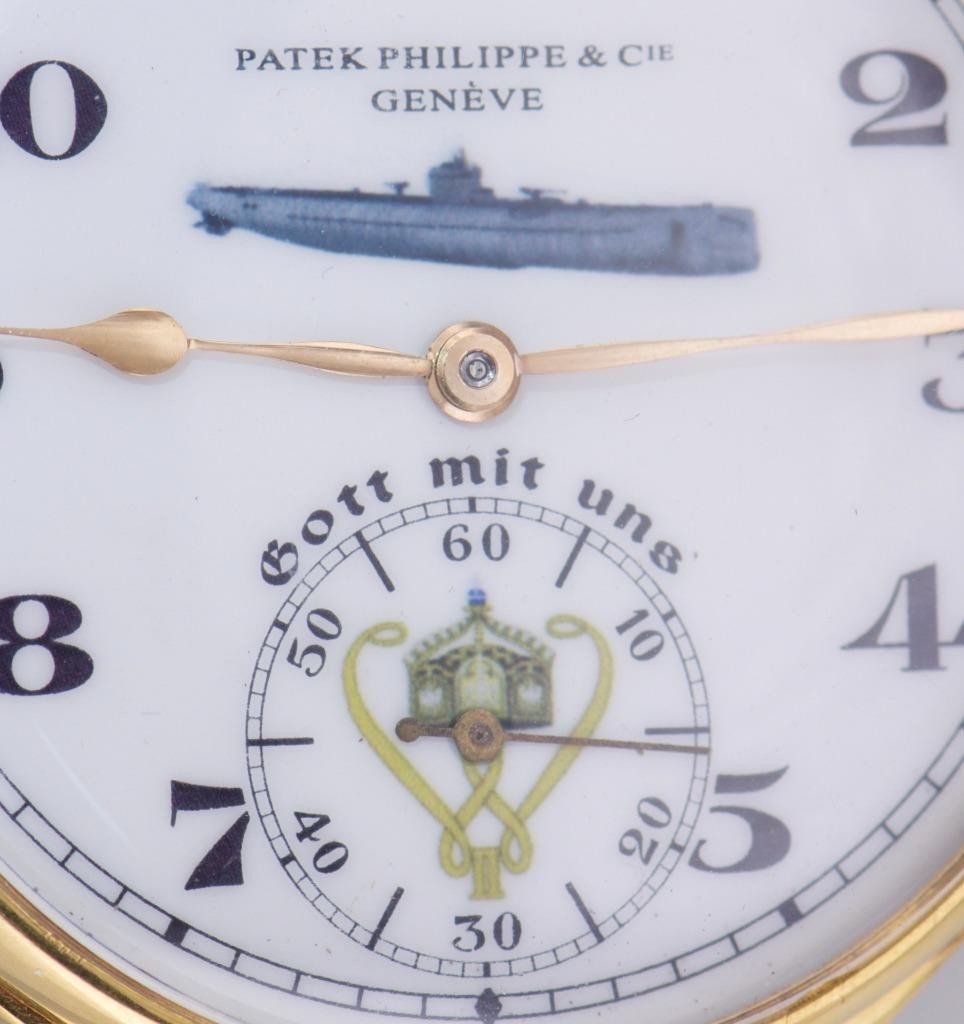 RARE WWI Patek Philippe U-Boat Submarine Kaiser Wilhelm II Military Watch 50mm