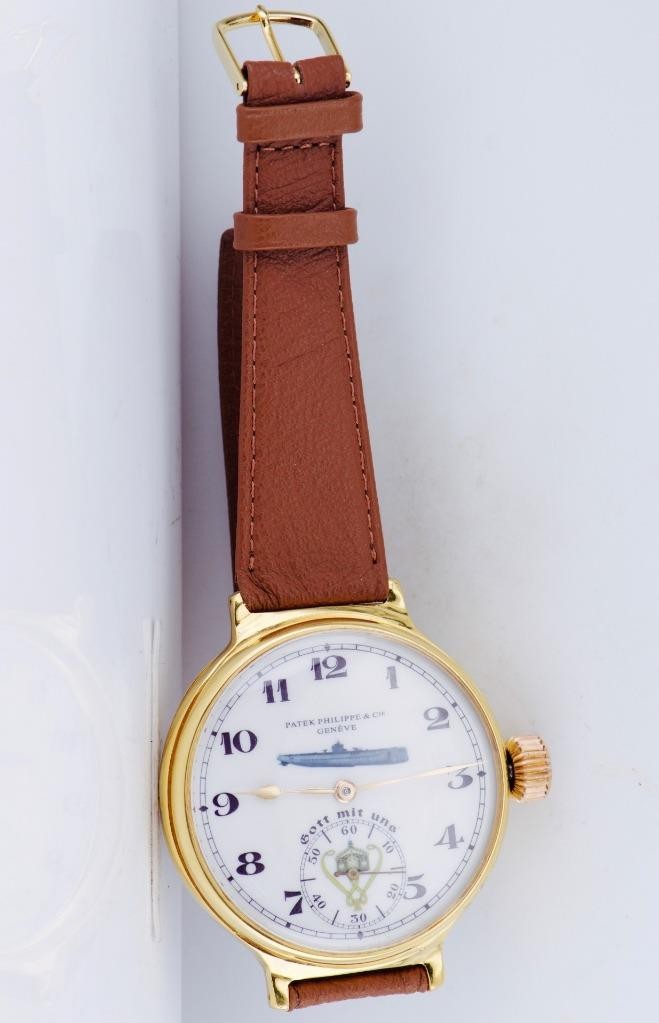 RARE WWI Patek Philippe U-Boat Submarine Kaiser Wilhelm II Military Watch 50mm