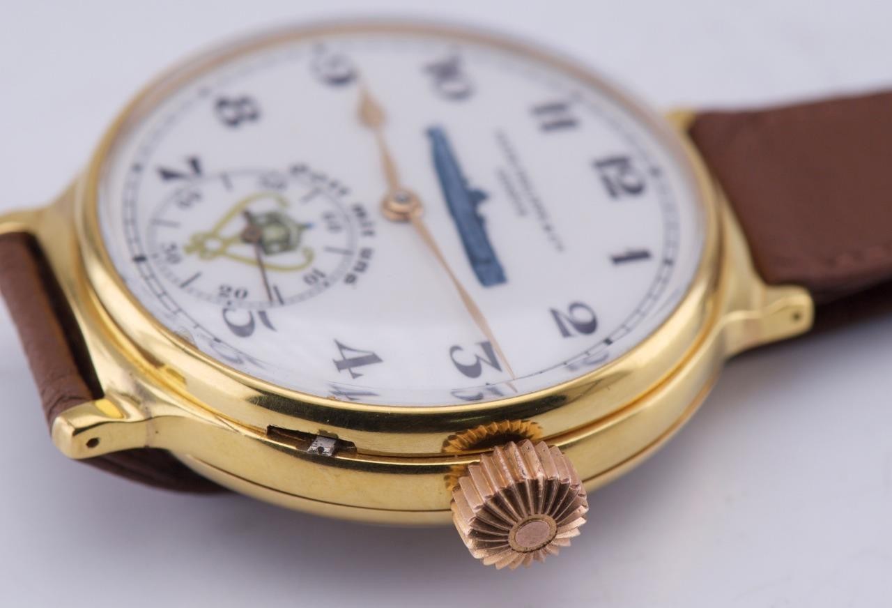 RARE WWI Patek Philippe U-Boat Submarine Kaiser Wilhelm II Military Watch 50mm