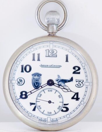 Museum-Grade Jaeger-LeCoultre WWII Military Pocket Watch – UK Aviation Award