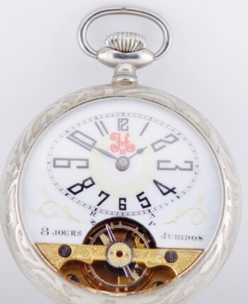 EXQUISITE c.1900 Art Nouveau Hebdomas 8-Day Pocket Watch – Tsar Nicholas II