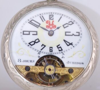 EXQUISITE c.1900 Art Nouveau Hebdomas 8-Day Pocket Watch – Tsar Nicholas II