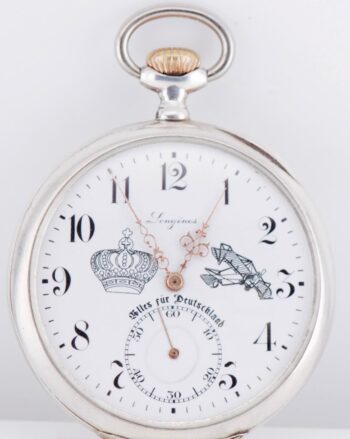 Antique WWI Imperial German Pilot's Award Pocket Watch – Longines Grand Prix