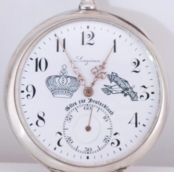 Antique WWI Imperial German Pilot's Award Pocket Watch – Longines Grand Prix