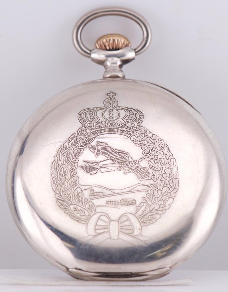 Antique WWI Imperial German Pilot's Award Pocket Watch – Longines Grand Prix
