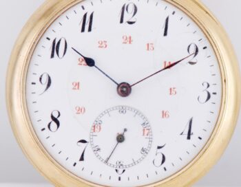 Antique Masonic VOGT Pocket Watch Memento Mori Skull All-Seeing Eye c.1890 RARE