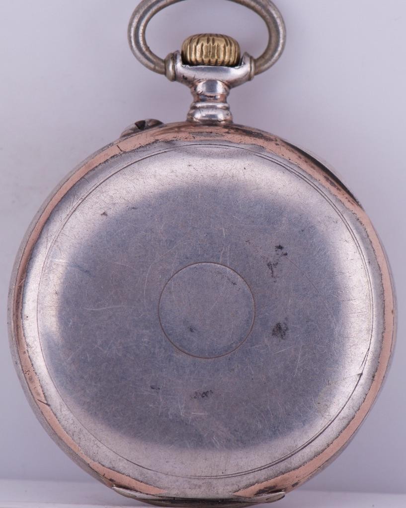 Antique Longines Silver Grand-Prix Pocket Watch Military Officer Award c1907
