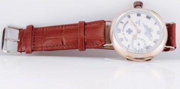 Rare Antique OMEGA Grand-Prix Silver Wristwatch – WWII Era German Military Award