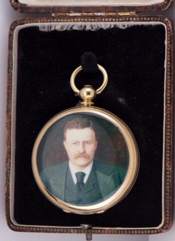Antique 18k Gold Louis Audemars Skeleton Pocket Watch - US President T.Roosevelt