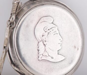 Extremely Rare 1896 Athens Olympic Games Commemorative Silver Pocket Watch