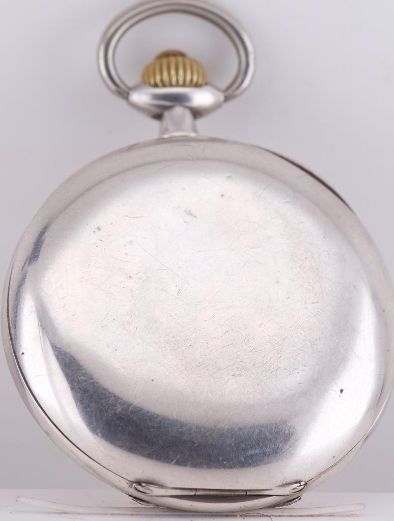 Antique WWI German Kaiserliche Marine 0.800 Silver Pocket Watch – Iron Cross