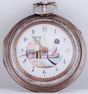 Antique French Verge Fusee Pocket Watch c1770 Lame Paris Queen Marie Antoinette