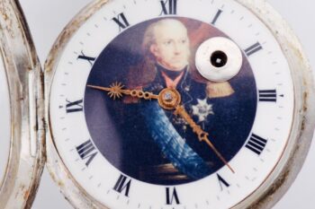 Antique Swedish Royal Court Silver Verge Fusee Pocket Watch – King Charles XIII